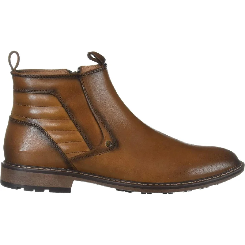 Booties for stylish fashion-Men's Mark Nason Ottomatic Pinedale Cognac Leather