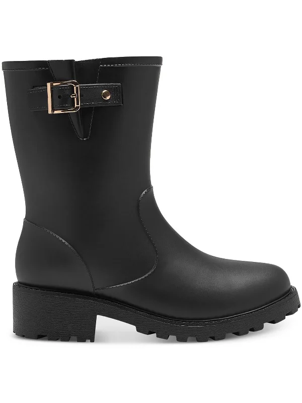 Millyy Womens Rubber Adjustable Rain Boots