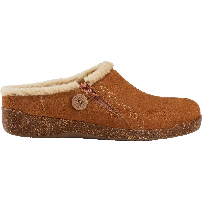 Slippers with supportive baseWomen's Earth Johanna Carob Suede