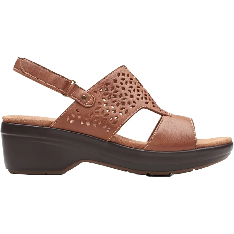 Sandals for jungle treksWomen's Clarks Tuleah Sun Tan Leather