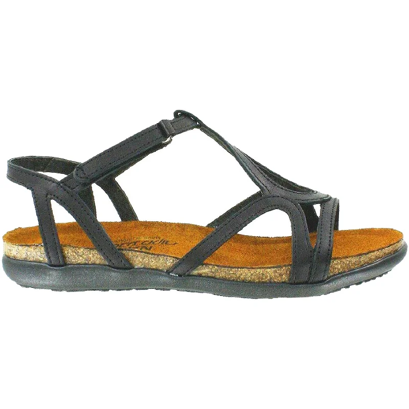 Sandals for subtle strideWomen's Naot Dorith Black Leather