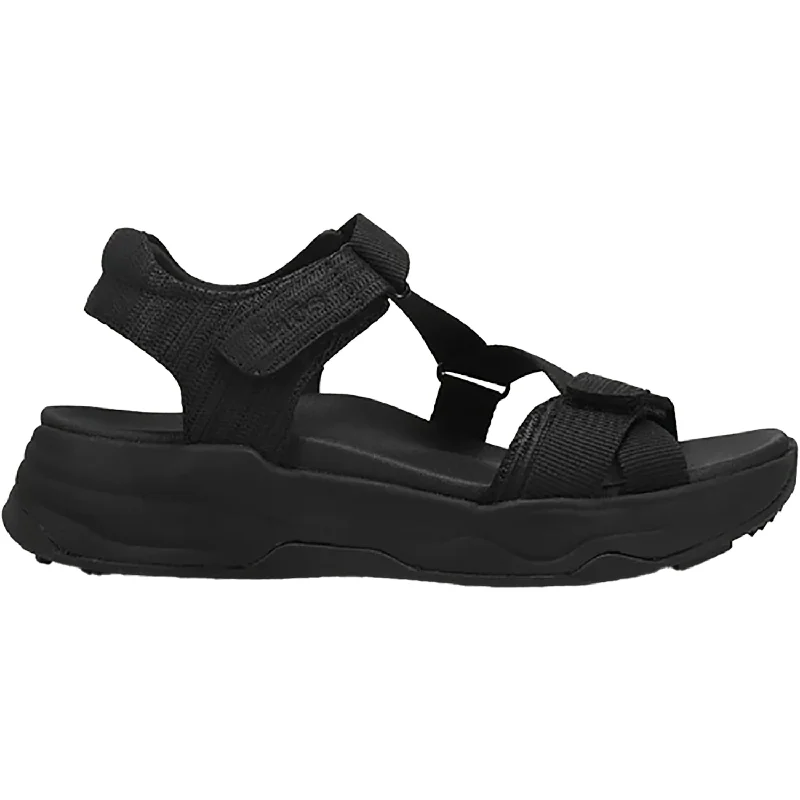 Sandals for humid airWomen's Taos Super Z Black/Black Leather/Nylon