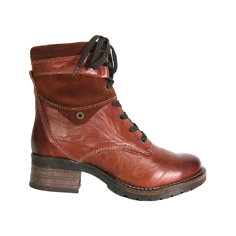 Booties for winter heels-Women's Dromedaris Kara Cognac