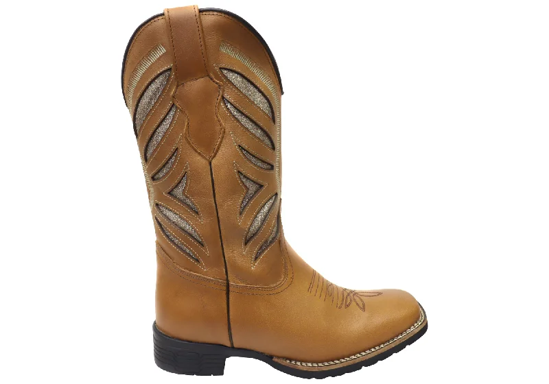 cowboy boots for women with genuine leather construction-Cowboy boots for gaming eventsD Milton Cora Womens Comfortable Leather Western Cowboy Boots