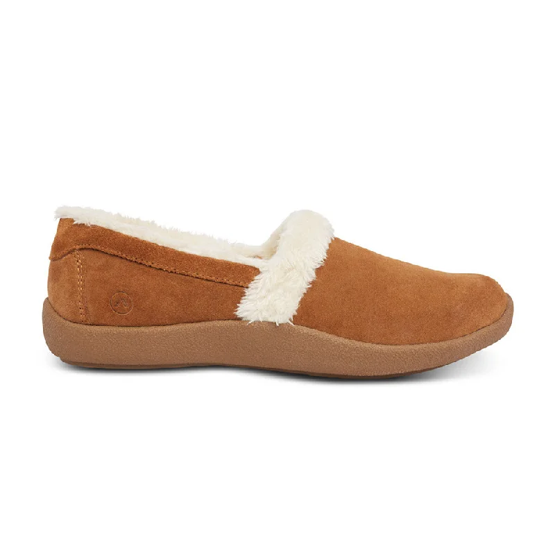 Slippers for relaxed warmthAnodyne Women's Smooth Toe Slipper Camel