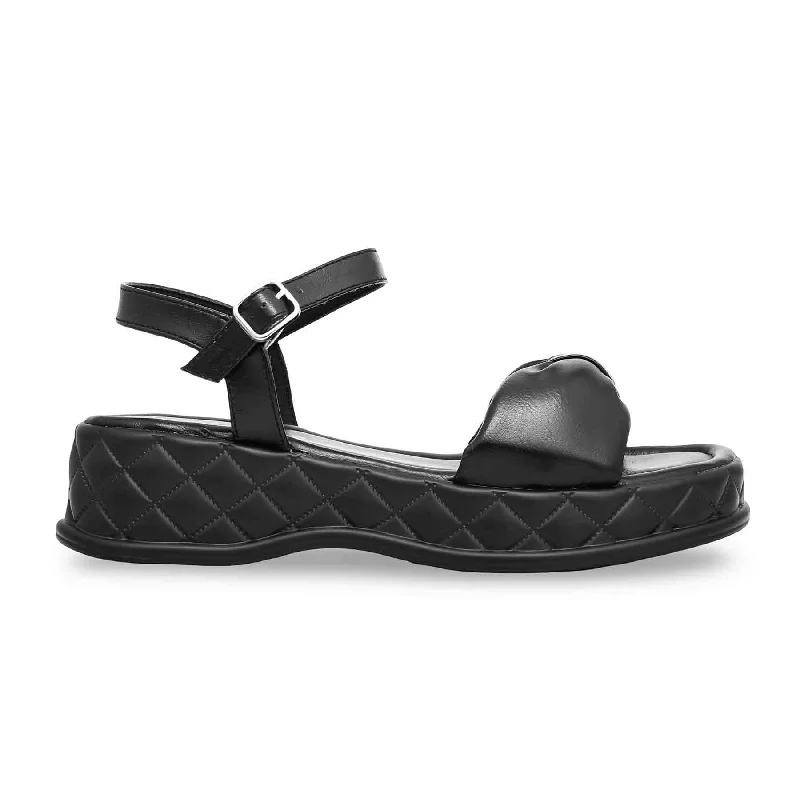 Sandals with latest strideBlack Formal Sandal PU0300