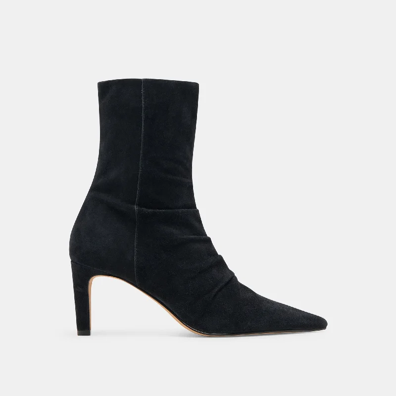 FERNLY WIDE CALF BOOTS ONYX SUEDE