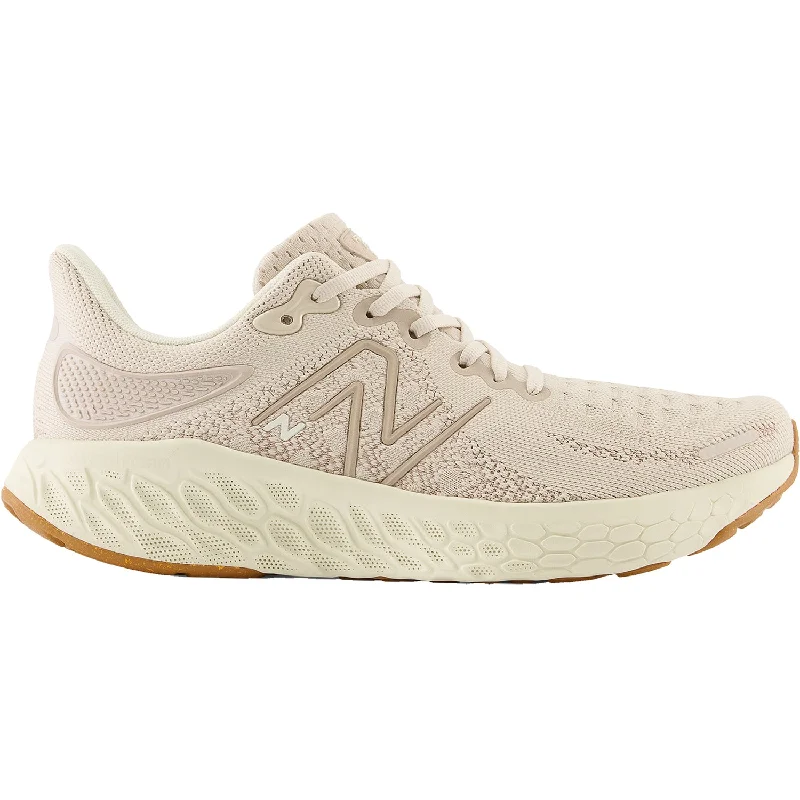 Athletic shoes with premium leather-Men's New Balance Fresh Foam X M108012S Timberwolf/Turtledove/Mindful Grey Mesh