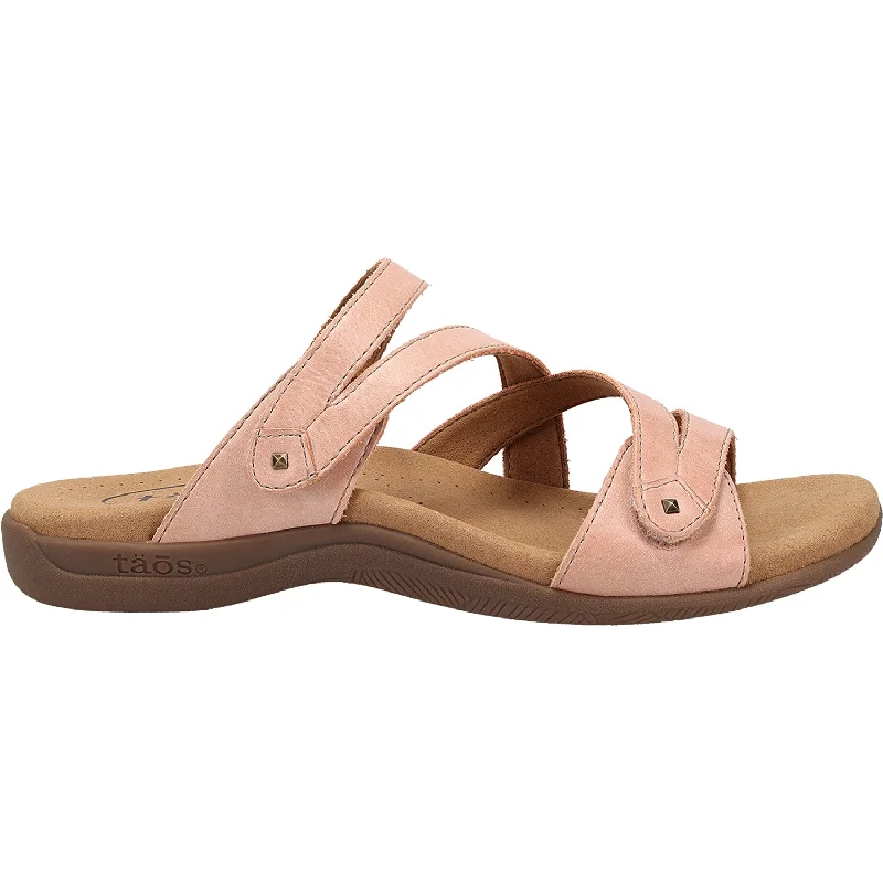 Sandals for return policyWomen's Taos Double U Shell Pink Leather