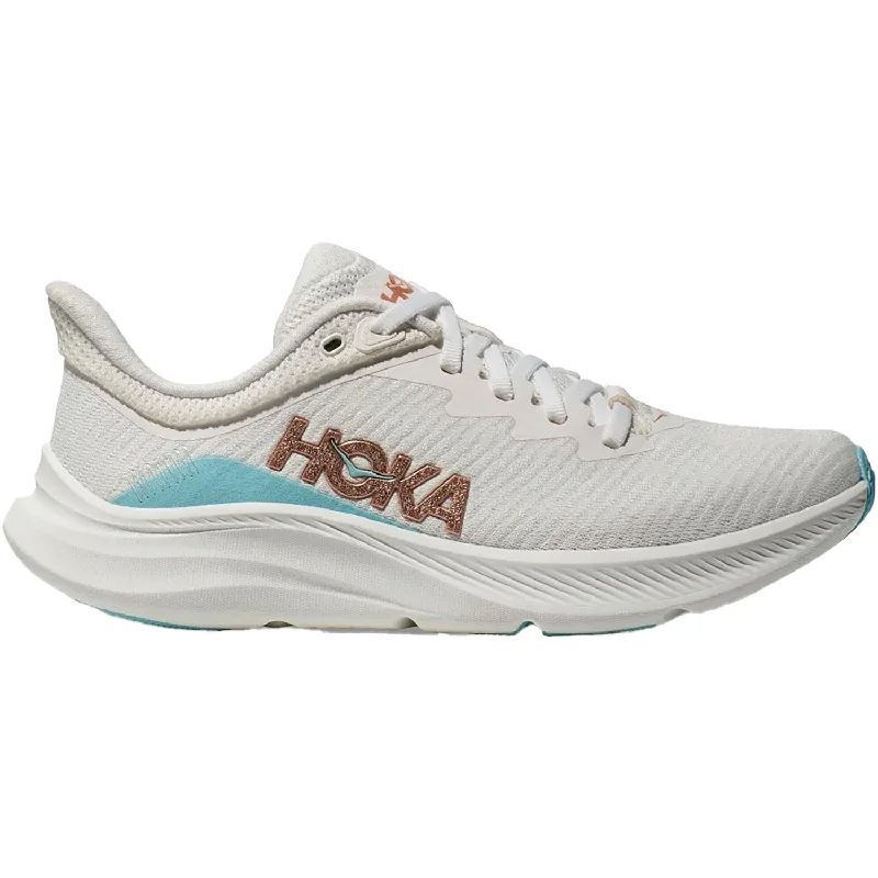 Athletic shoes with vibrant soles-Women's Hoka Solimar Frost Cloudless Mesh