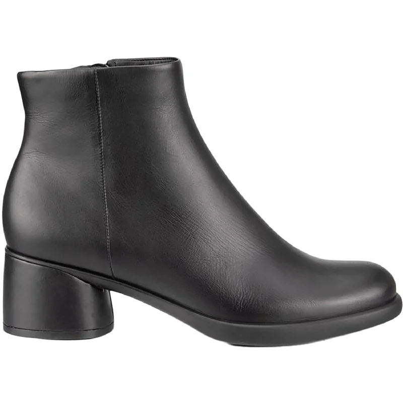 Booties for trendy comfort-Women's Ecco Sculpted LX 35 Ankle Boot Black Leather