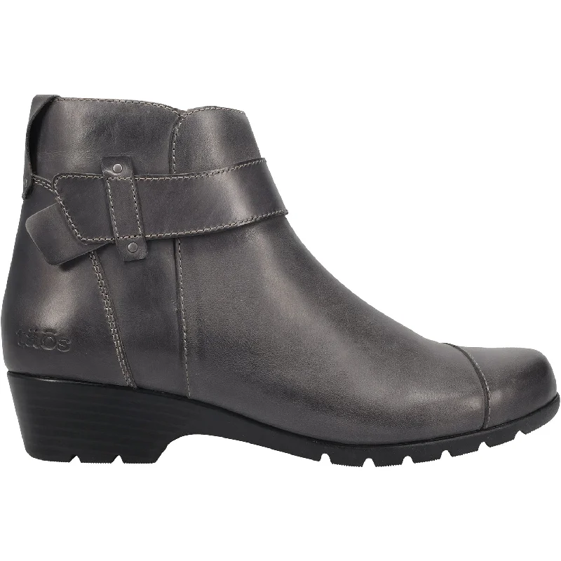 Booties with cozy soles-Women's Taos Gazette Steel Leather