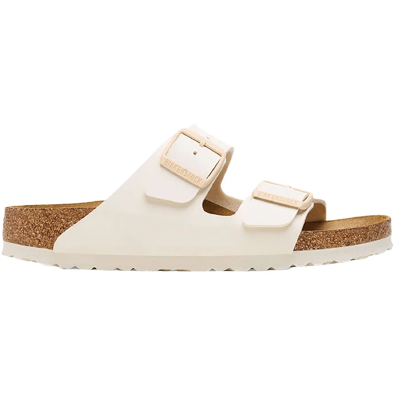 Sandals for stormy styleWomen's Birkenstock Arizona Eggshell Birko-Flor