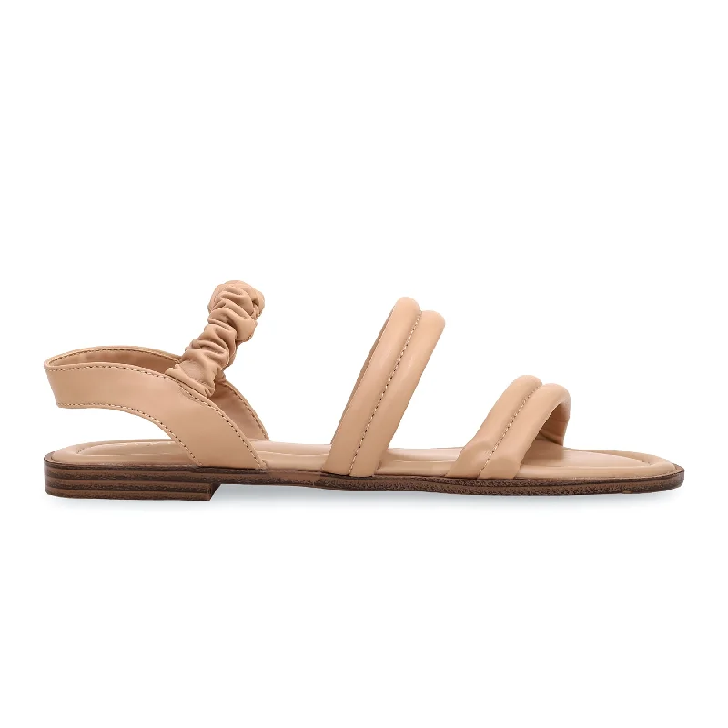 Sandals for subtle strideBeige Formal Sandal FR5291