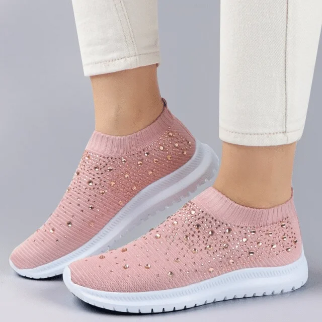 OCW Orthopedic Crystal Orthopedic Orthotic Slip On Summer Shoes For Women