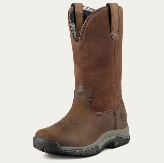 Rain boots with strong sole-Women's Ariat Terrain Pull On Waterproof Boot