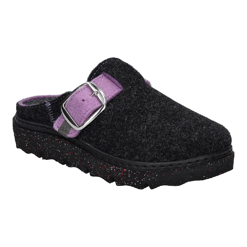 Slippers with home easeWestland 36402 Carmaux 02 Ladies Anthracite Grey Textile  Slippers