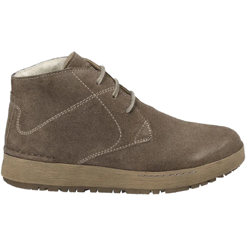 Booties for casual style-Women's Josef Seibel Anna 08 Taupe Suede