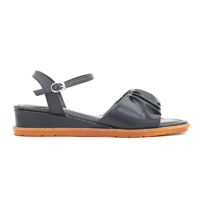 Sandals with wet easeBlack Formal Sandal FR4874