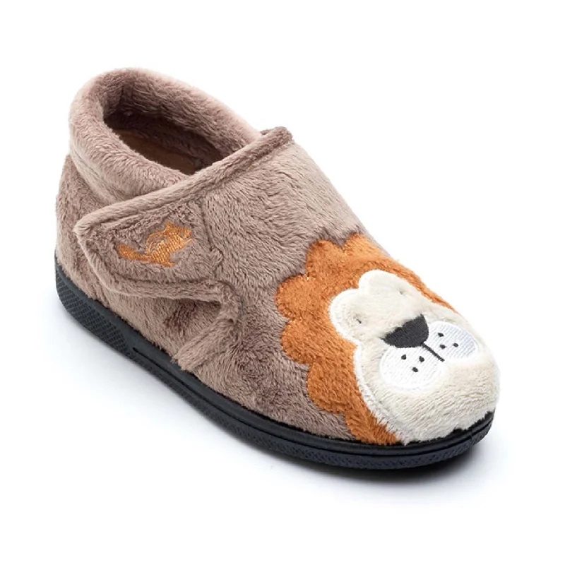 Slippers for warm toesChipmunk Lionel Childrens Brown Lion Slippers