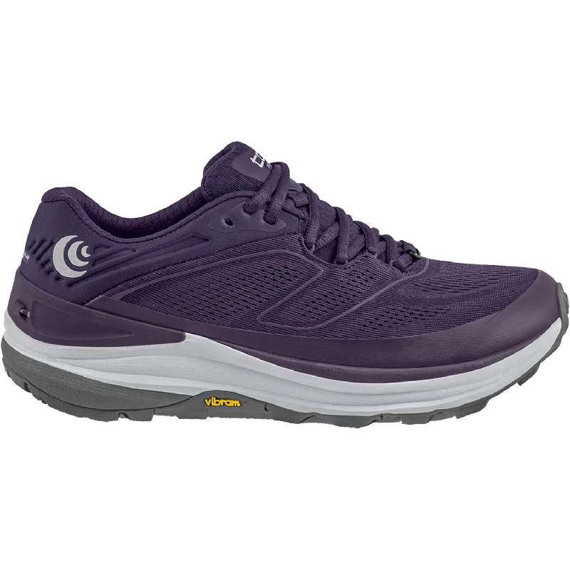 Athletic shoes for muddy conditions-Women's Topo Ultraventure 2 Purple/Grey Mesh