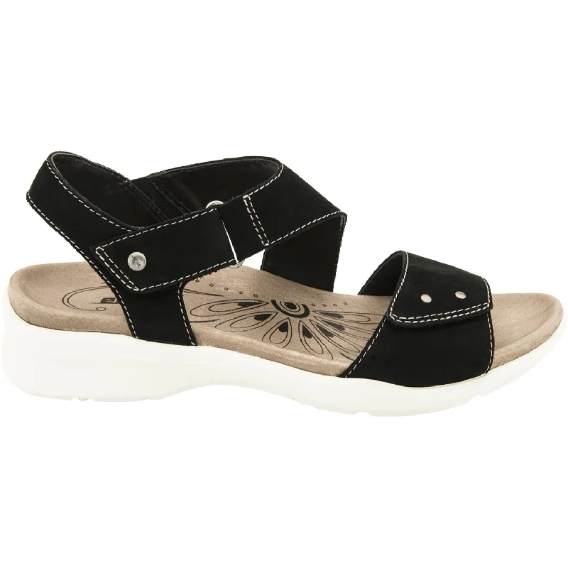 Sandals for luxury styleWomen's Earth Peak Black Nubuck