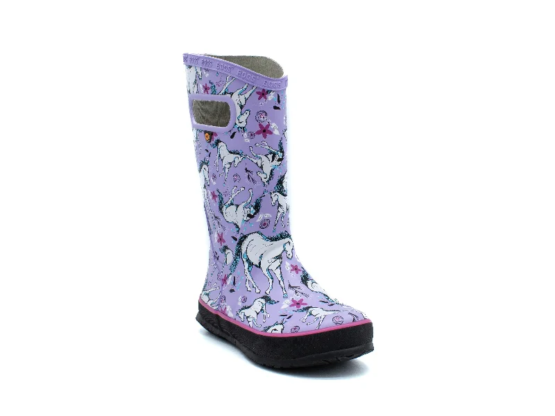 Rain boots with tough rubber-BOGS RAINBOOT UNICORN AWESOME