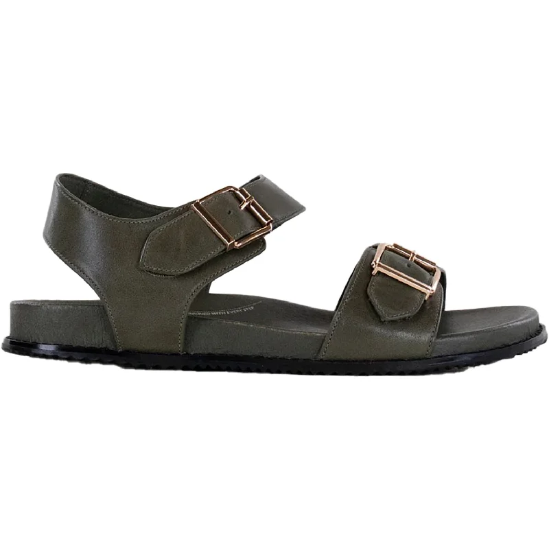 Sandals for resort styleWomen's Ziera Hastice Olive Leather