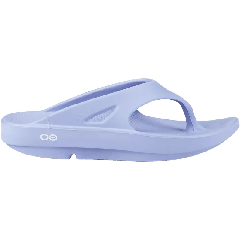 Sandals with heel strapWomen's OOFOS OOriginal Neptune Blue Synthetic