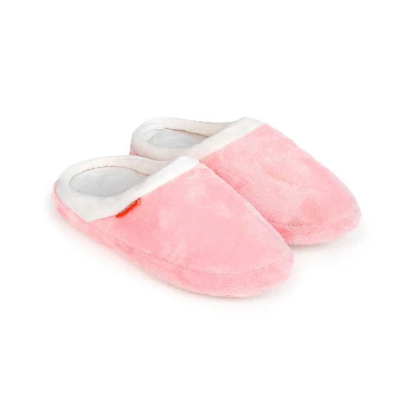 Slippers for home relaxationArchline Orthotic Slippers Slip-On – Pink