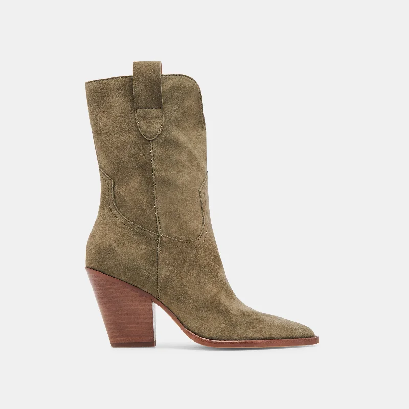 JESSEY BOOTS MOSS SUEDE