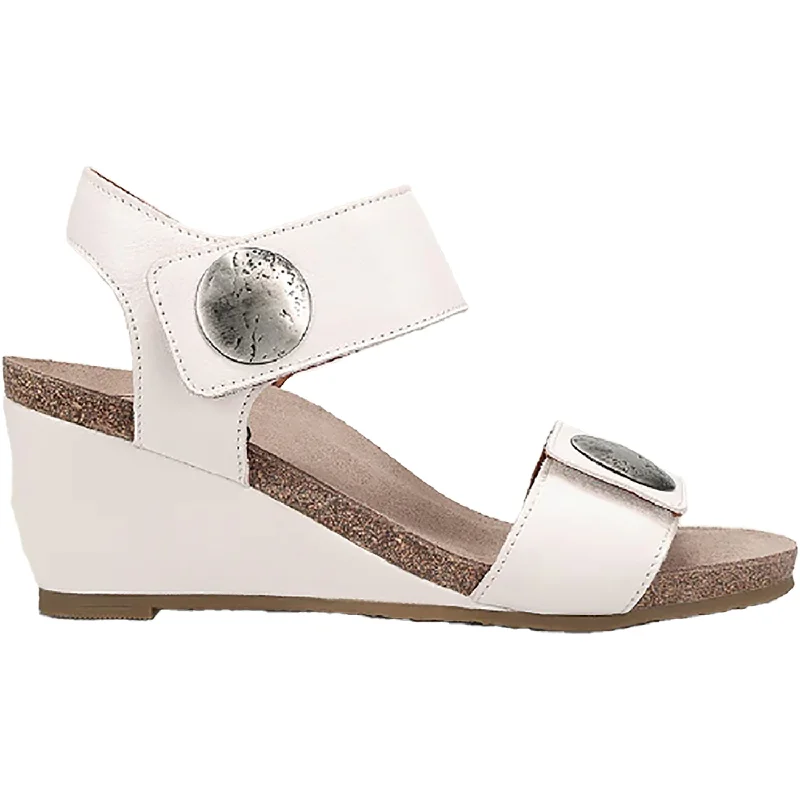 Sandals with shock absorptionWomen's Taos Carousel 3 White Leather