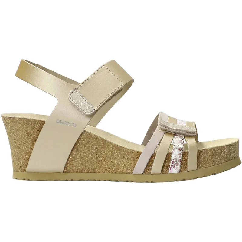 Sandals with casual jeansWomen's Mephisto Lucia Platinum Leather