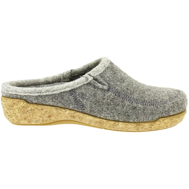 Slippers for casual FridaysWomen's Taos Wool Do Grey Wool