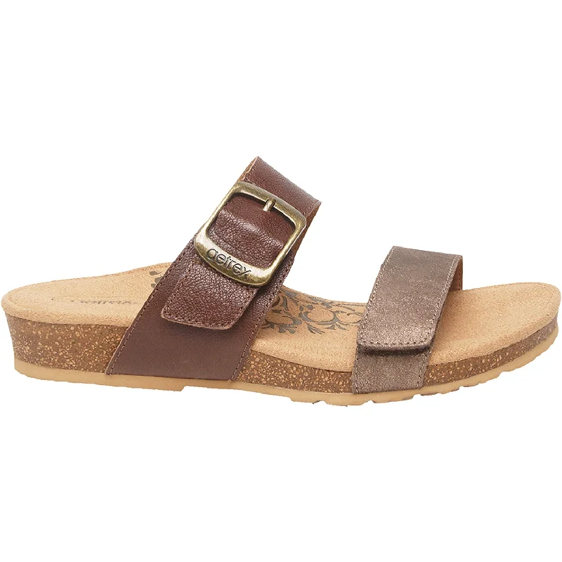 Sandals for paradise lookWomen's Aetrex Daisy Brown Leather