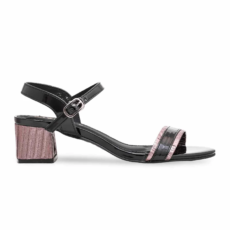 Sandals with memory foamBlack Formal Sandal FR5334