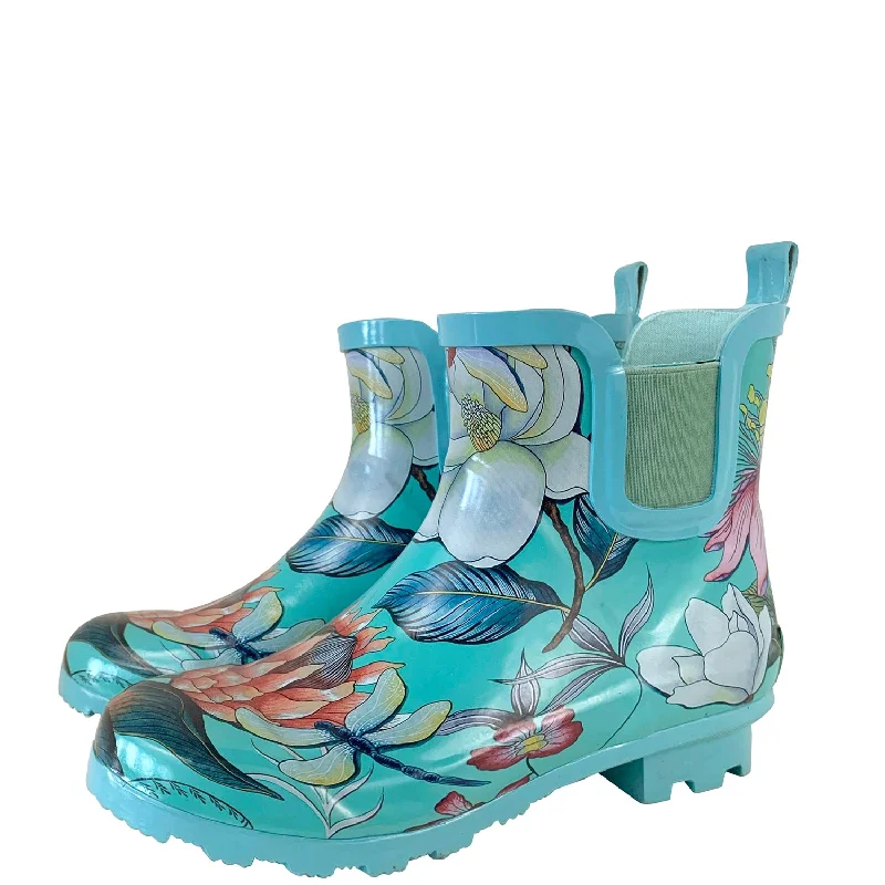 Rain boots for muddy terrain-Rain Boot - Spring Flowers (3202)