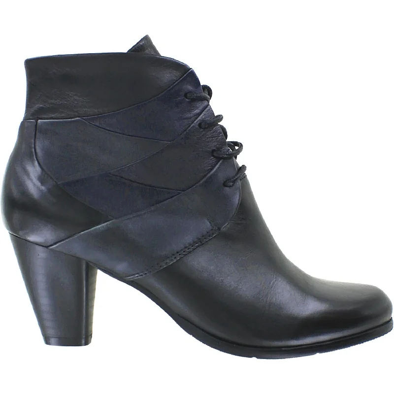 Booties for chic soles-Women's Regarde Le Ciel Marisi-159 Black/Piombo/Star Light Leather