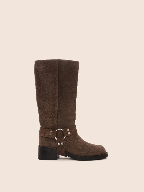 Lucca Brown Suede Boot