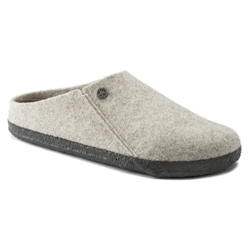 Slippers with anti-slip comfortBirkenstock Zermatt Shearling Wool Ladies Eggnog Wool Slip On Slippers