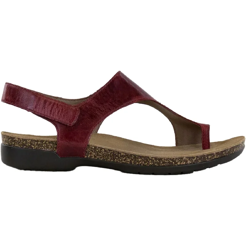 Sandals for casual wearWomen's Dansko Reece Cinnabar Waxy Burnished Leather