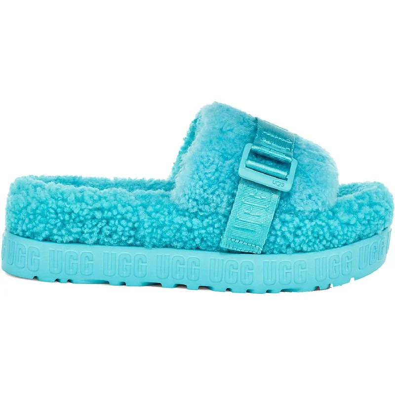 Slippers with stylish soleWomen's UGG Fluffita Clear Water Sheepskin